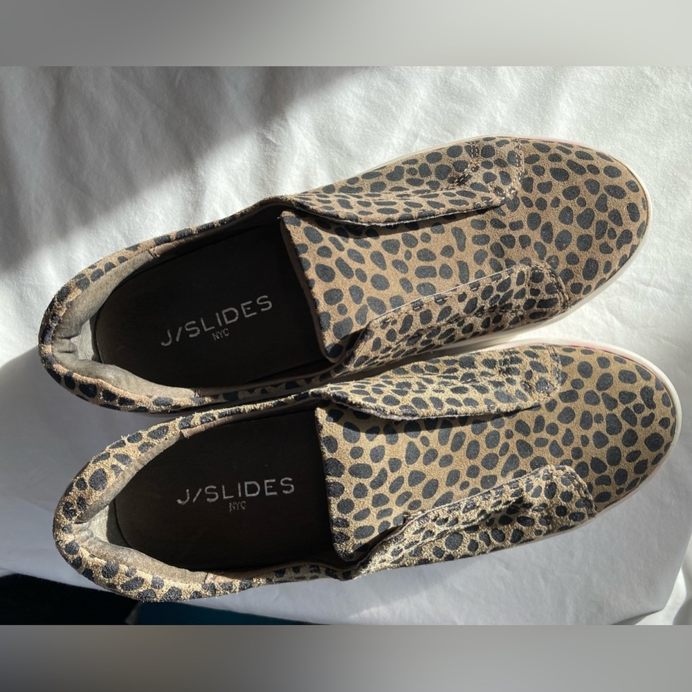 J/Slide leopard sneakers size 7.5
